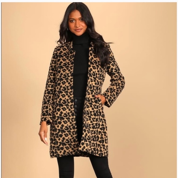 Lulu’s leopard print coat - Picture 6 of 6